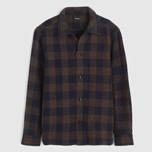 Madewell Twill Shirt-Jacket in Broken Plaid